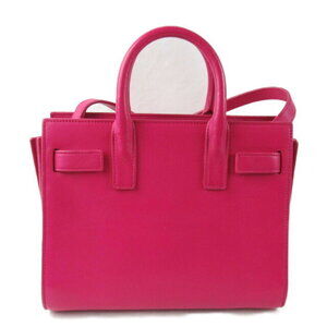 Saint Laurent Shoulder Yves de Bag Pink Jour Leather Sac